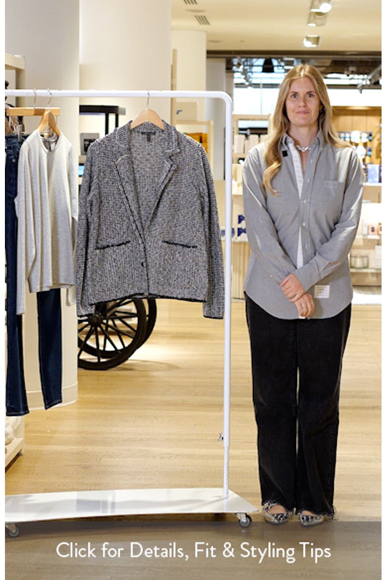 Cotton Blend Tweed Jacket video