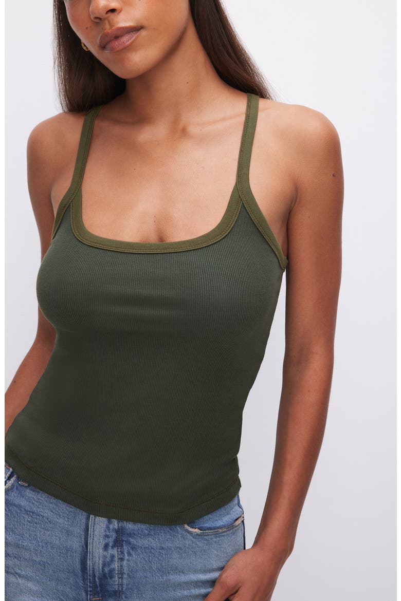 Rib Racerback Tank, Alternate, color, FATIGUE001