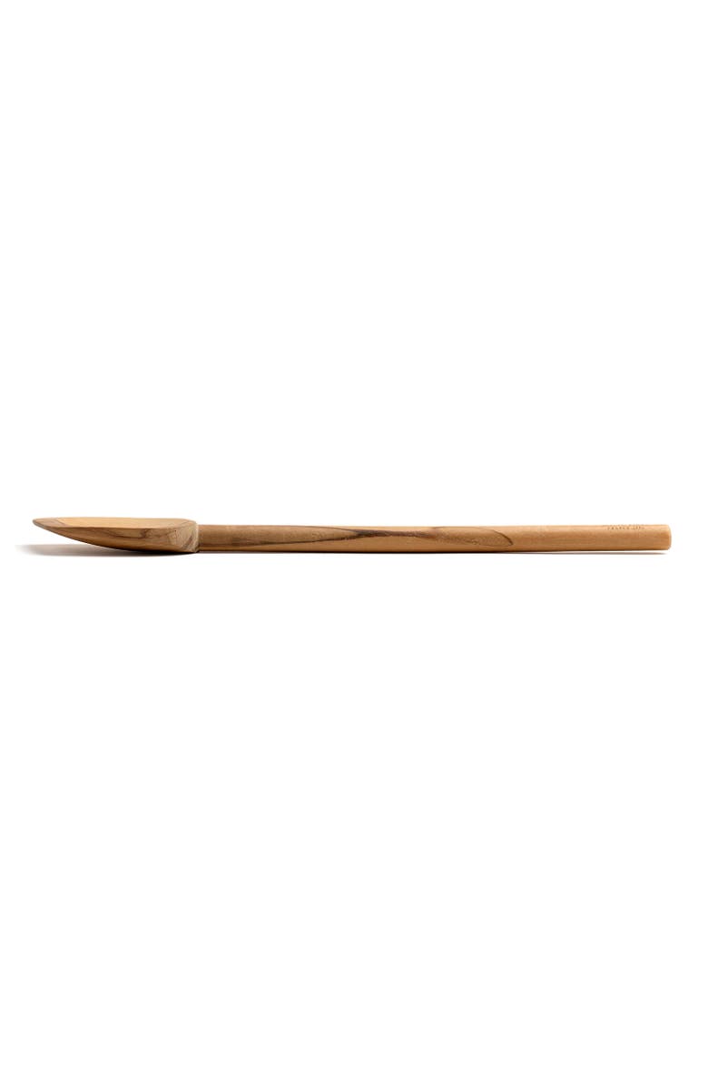 Berard Handcrafted Olive Wood 12 Inch Pointed Spoon, Alternate, color, Brown