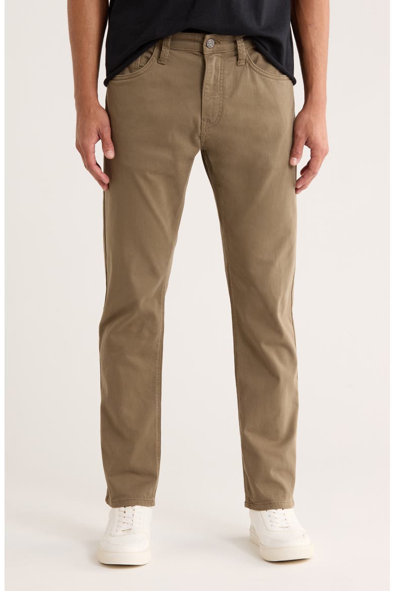 Jake Slim Fit Twill Pants, Main, color, OLIVE TWILL