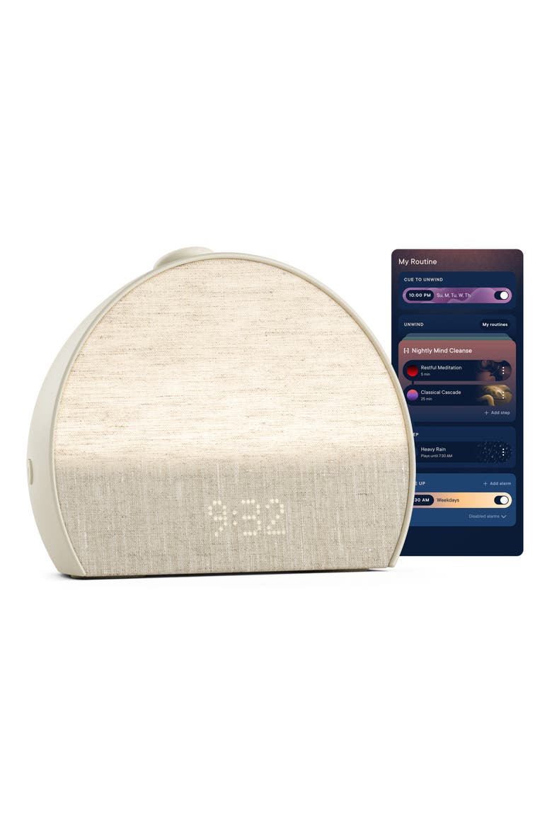 Restore 3 Smart Light, Sound Machine & Sunrise Alarm Clock, Main, color, PUTTY