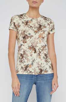L'AGENCE Ressi Tapestry Jungle Print T-Shirt