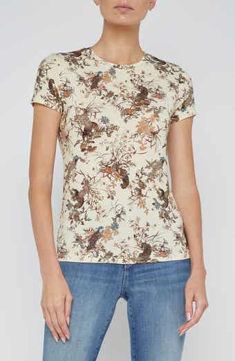 L'AGENCE Ressi Tapestry Jungle Print T-Shirt