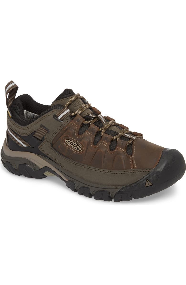 KEEN Targhee III Waterproof Hiking Shoe, Main, color, Bungee Cord/Black