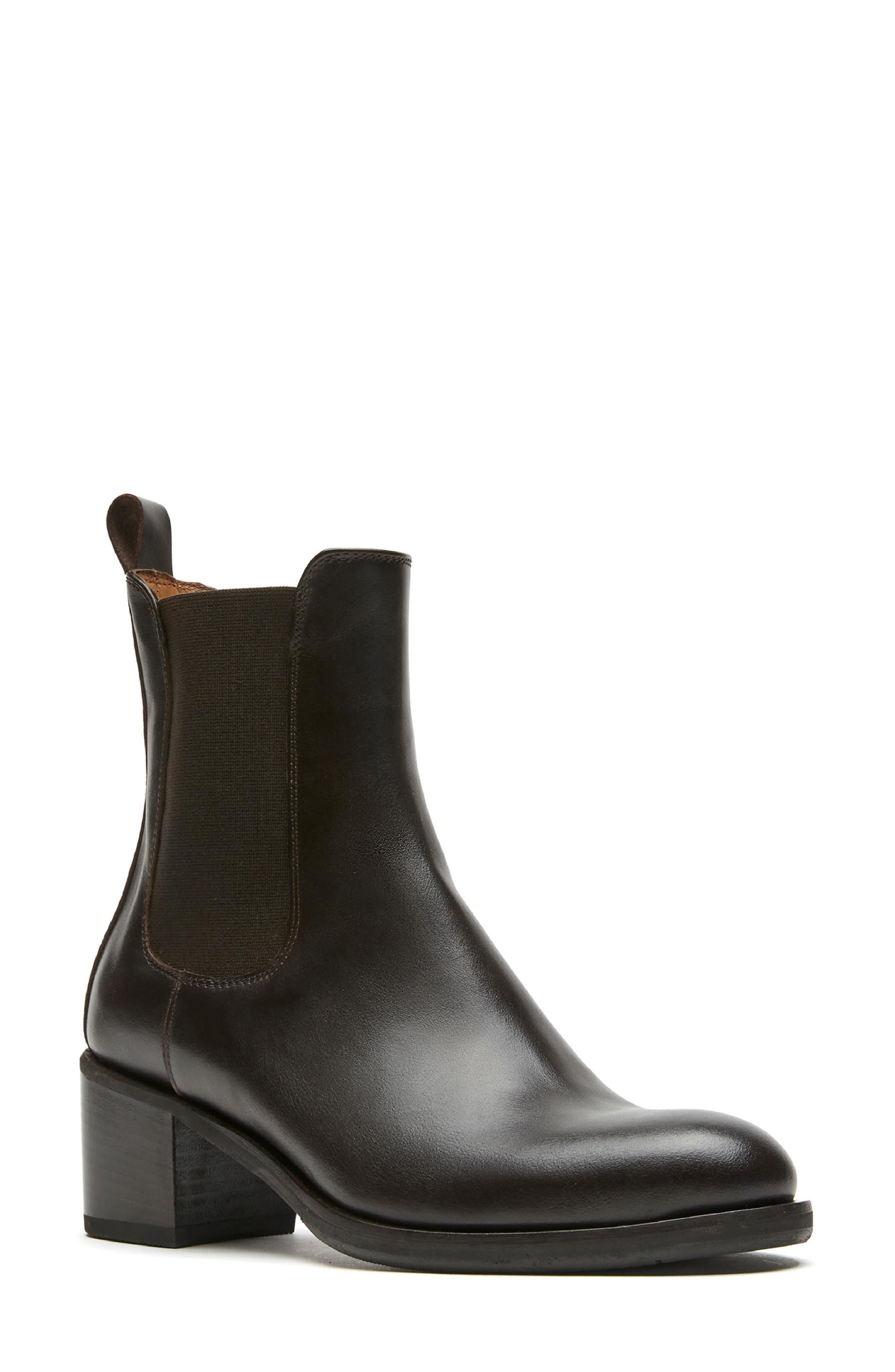 Music City Dry™ Waterproof Chelsea Boot, Main, color, BROWN LEATHER