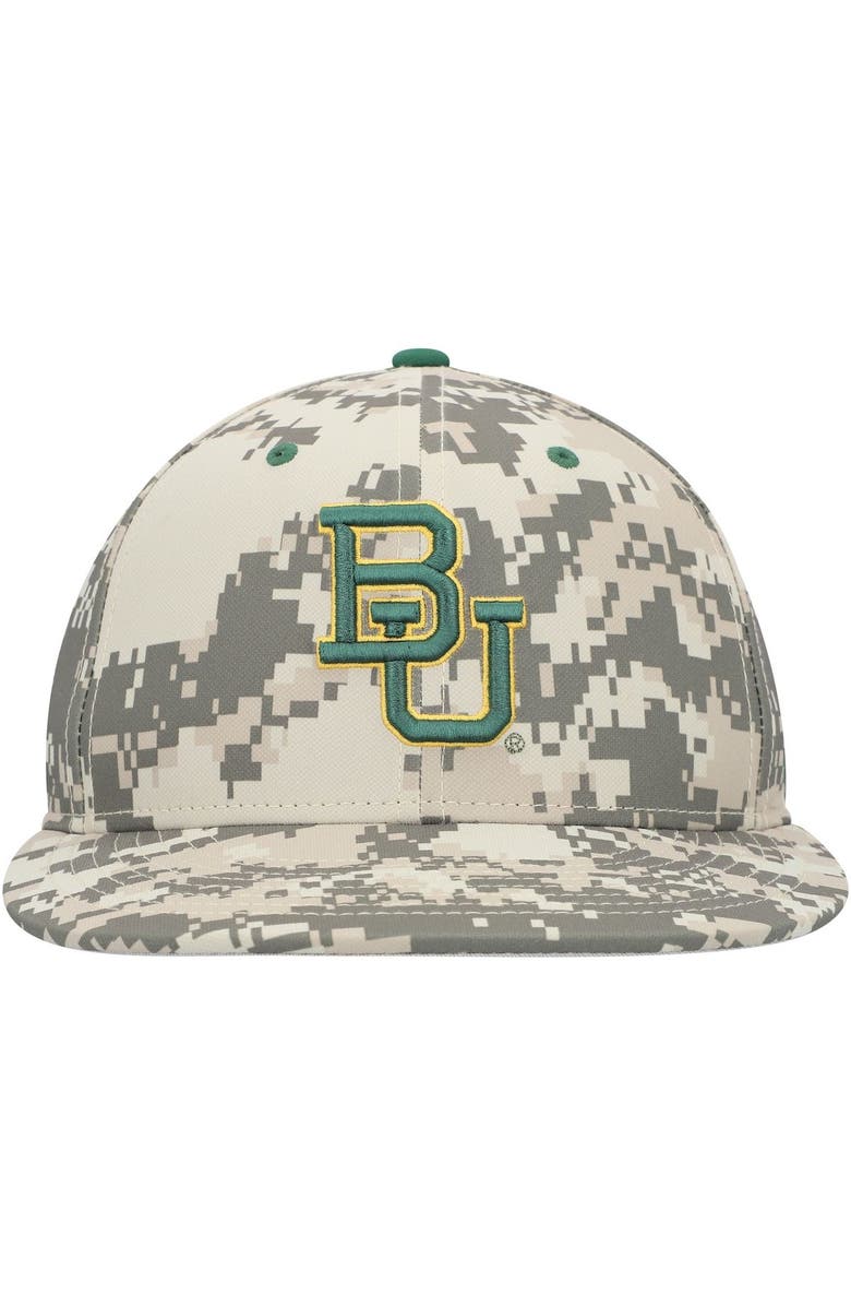 Nike Men's Nike Camo Baylor Bears Aero True Baseball Performance Fitted Hat, Alternate, color, 