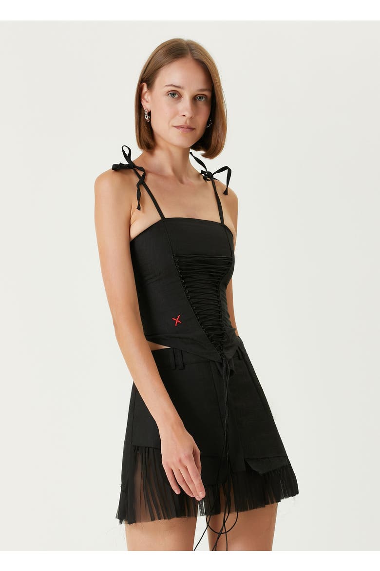 Your *Itch Corded Top, Alternate, color, Black