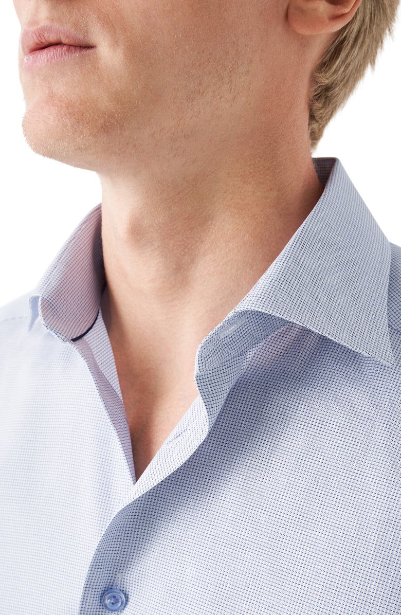 Eton Contemporary Fit Dobby Dress Shirt, Alternate, color, 