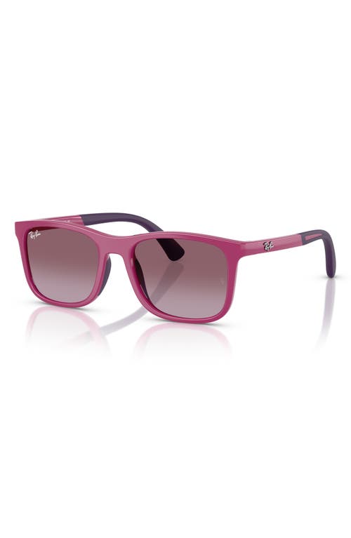 Shop Ray Ban Ray-ban Kids' 47mm Square Sunglasses In Violet
