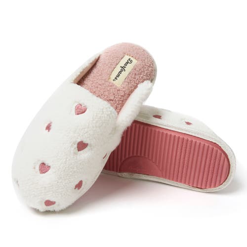 Dearfoams Teddy Tab Scuff Slipper In Multi