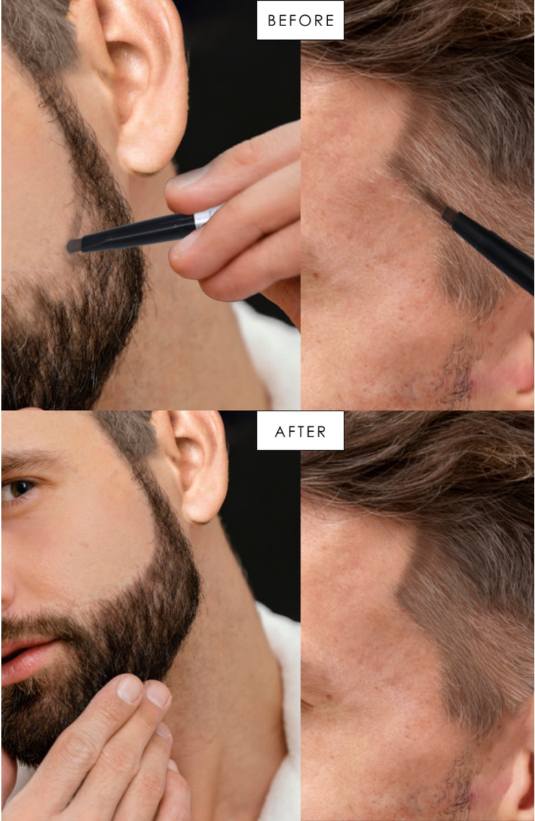 Forte Series Beard and Hairline Pencil, Alternate, color, Black