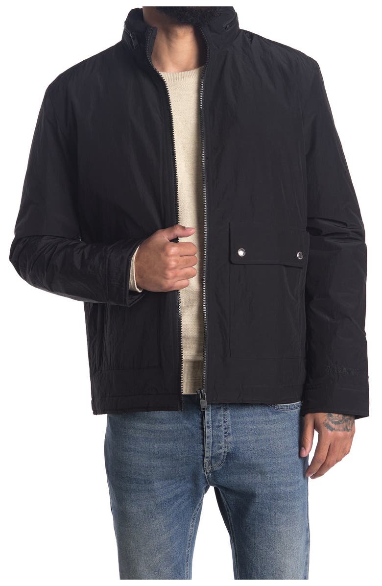 Zadig & Voltaire Beth Crinkle Utility Jacket, Main, color,