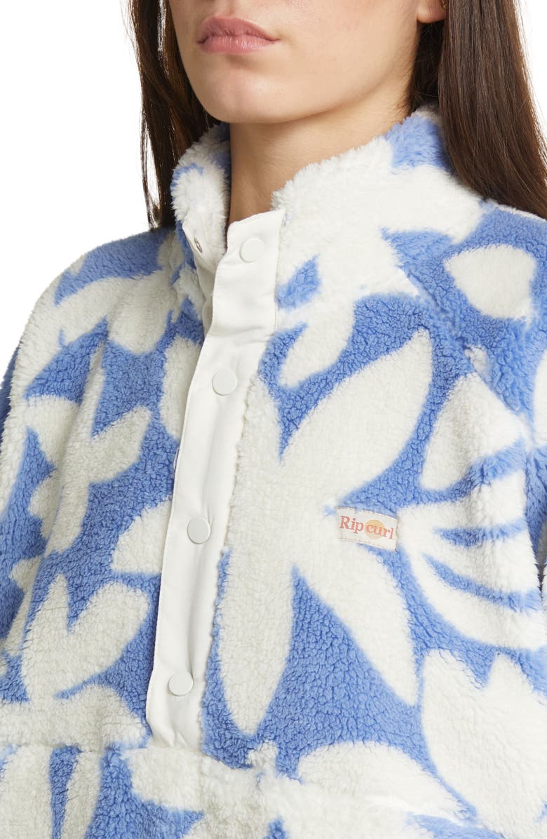 Rip Curl Hot Tropics Polar Fleece Half Placket Pullover, Alternate, color, 