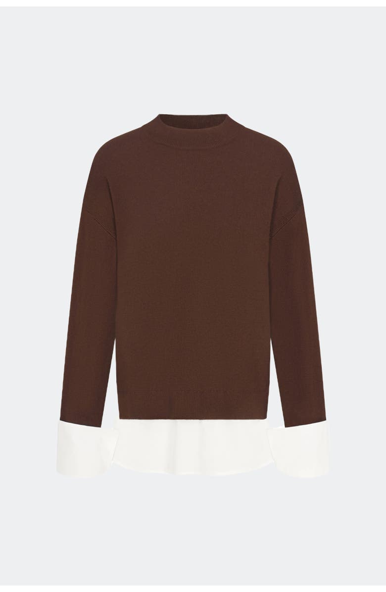 SIMONMILLER Pip Poplin Combo Sweater, Alternate, color, 