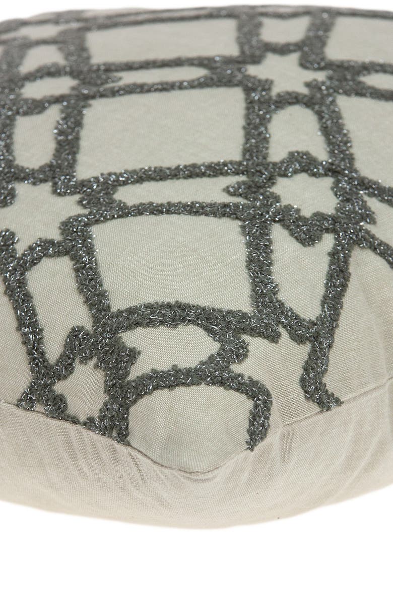 Cora Transitional Pillow - 20" x 20" - Beige, Alternate, color, BEIGE