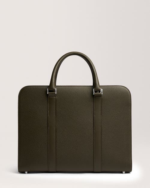 Carl Friedrik Palissy Briefcase In Dark Olive