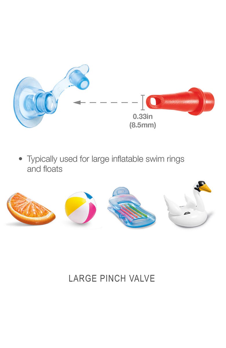 Intex Foot Pump 11 Inch Air Pump, Alternate, color, Multicolored