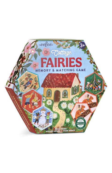 Cottage Fairies Hexagon Memory & Matching Game