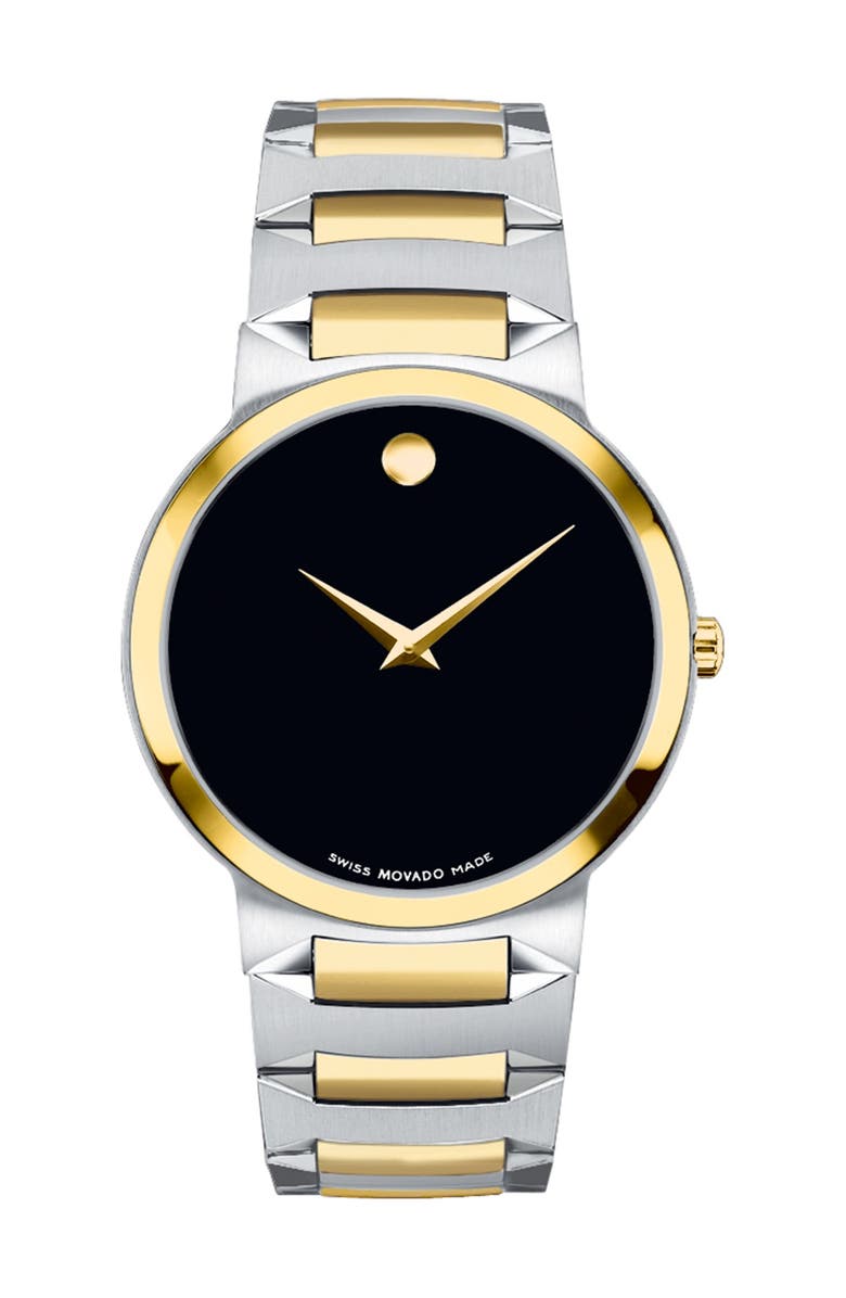 Movado Men's Temo Bracelet Watch, 38mm, Main, color, Black