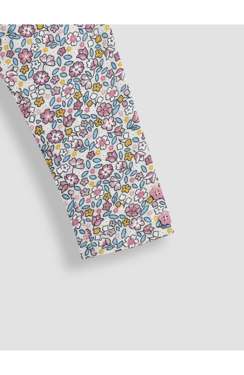 JOJO MAMAN BÉBÉ JOJO MAMAN BEBE GUINEA PIG APPLIQUÉ COTTON GRAPHIC SWEATSHIRT & FLORAL LEGGINGS SET