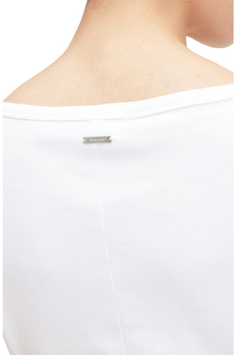 Katarina Ruched Side Maxi Dress, Alternate, color, OPTIC WHITE