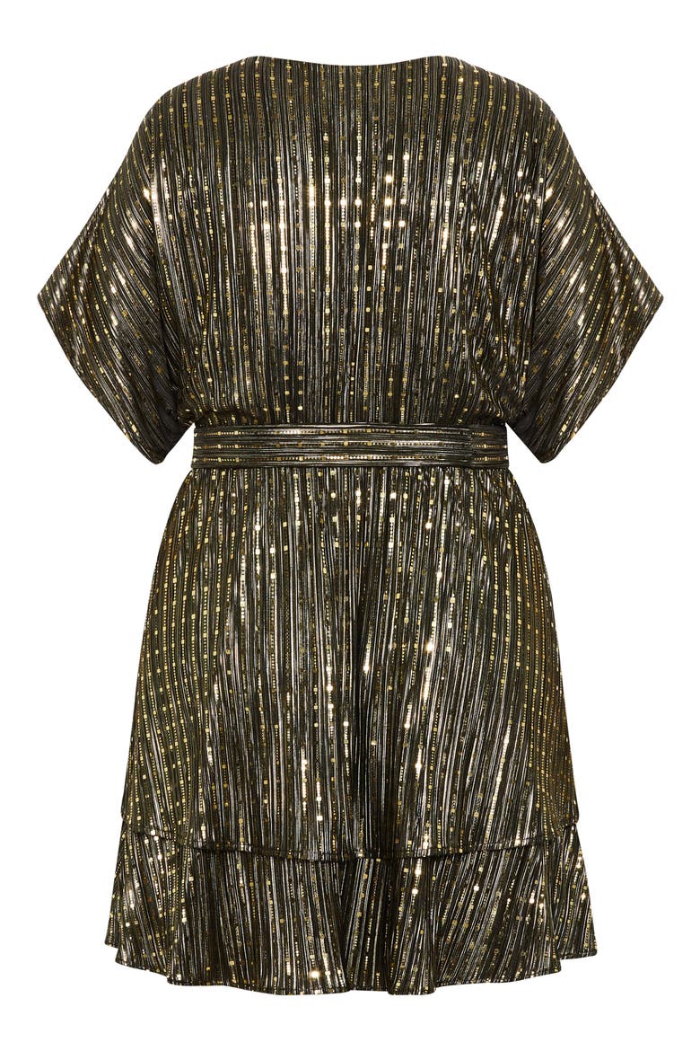 Freya Sparkle Party Dress, Alternate, color, GOLD