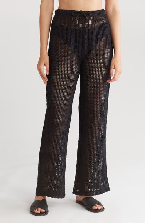 Co-Ord Openwork Wide Leg Pants