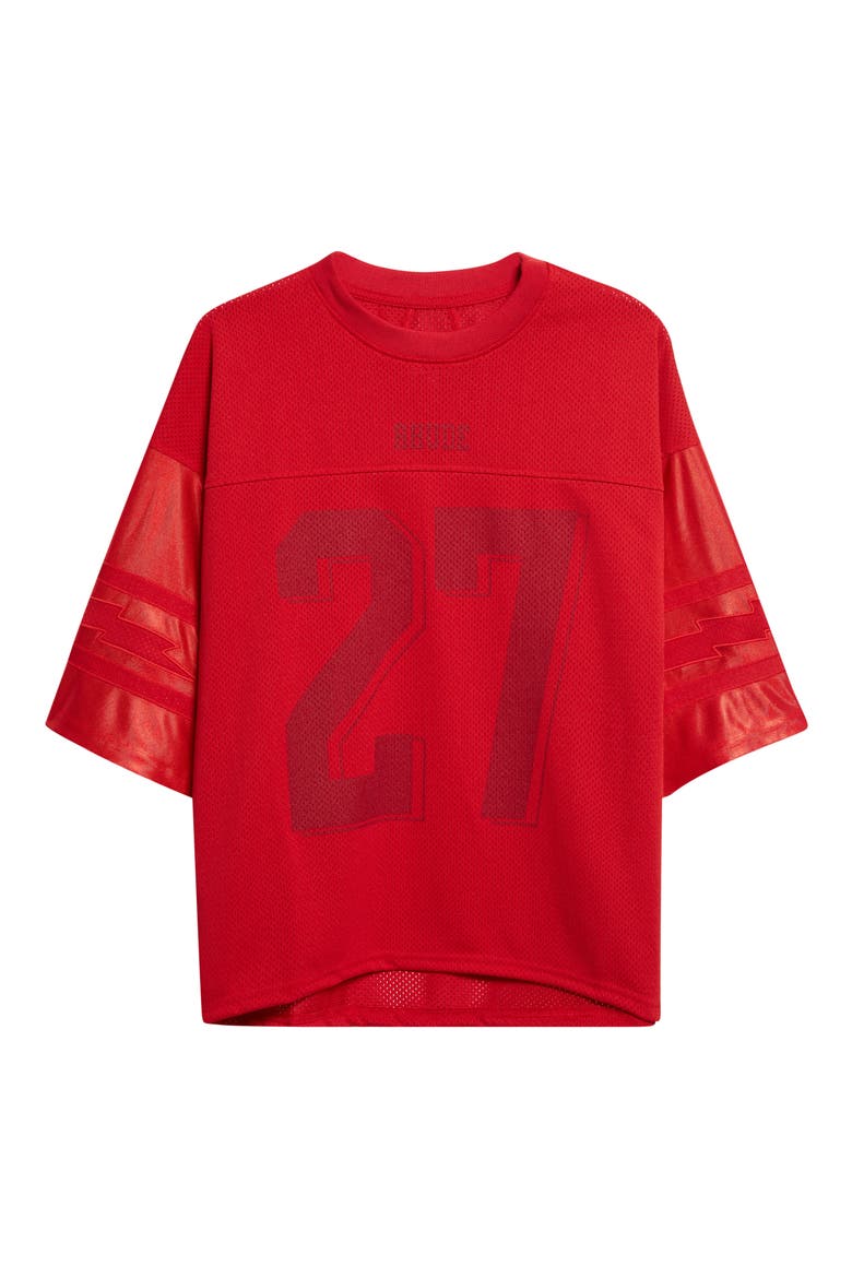 Lightning Football Jersey, Alternate, color, RED/ RED