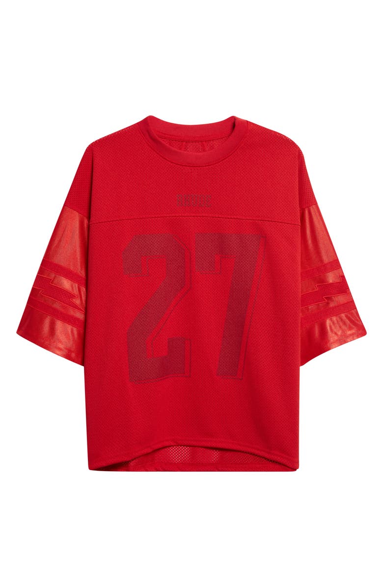 Rhude Lightening Football Jersey, Main, color, Red/ Red