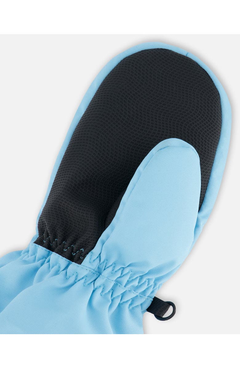 Deux par Deux Kids Unisex Solid Mittens Air Blue, Alternate, color, 