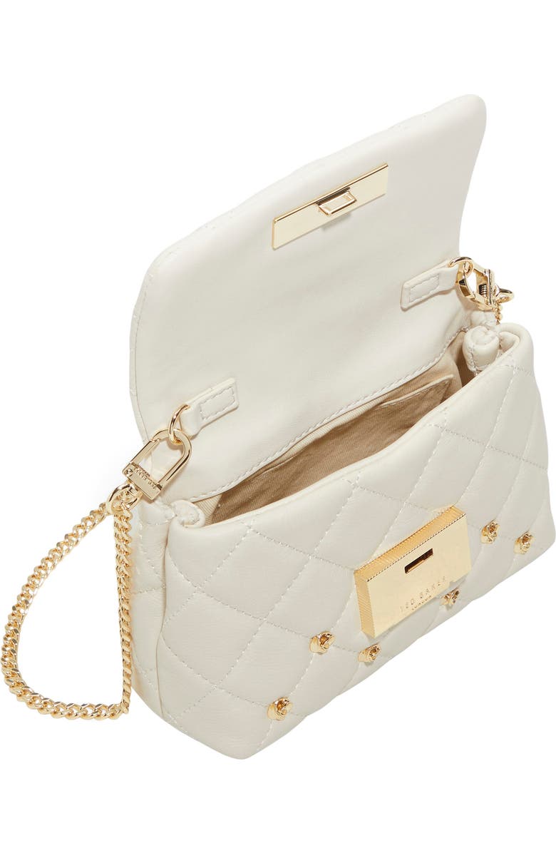 Ted Baker London Ginn Quilted Leather Crossbody Bag, Alternate, color,