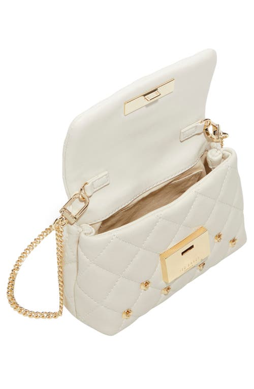 TED BAKER TED BAKER LONDON GINN QUILTED LEATHER CROSSBODY BAG