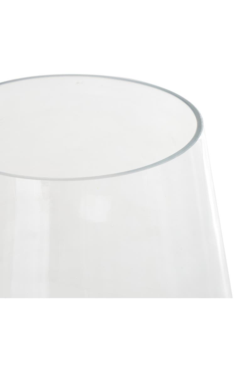 GINGER BIRCH STUDIO Glass Candleholder, Alternate, color, Clear