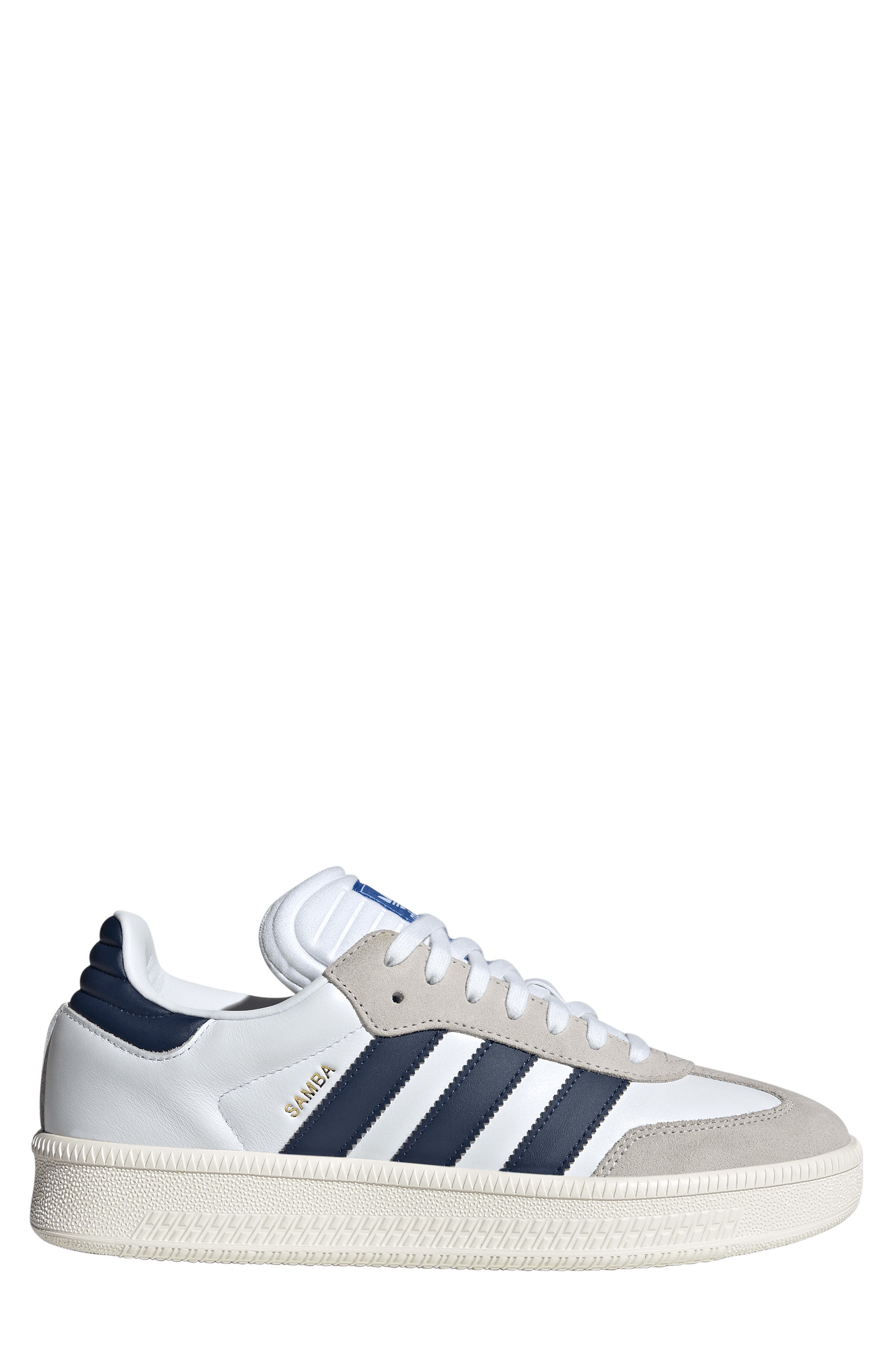 adidas Gender Inclusive Samba XLG Sneaker, Alternate, color, White/Night Indigo/Off White