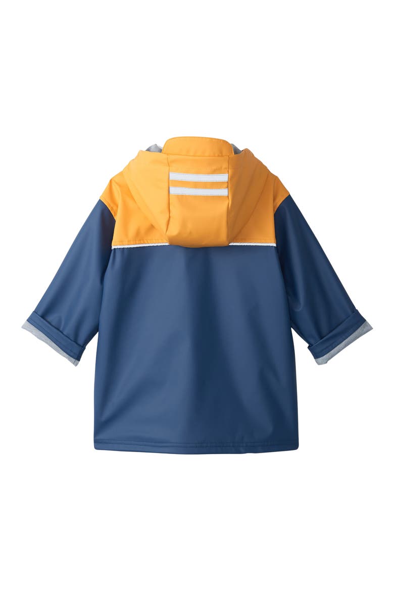 Kids' Hooded Raincoat, Alternate, color, NAVY