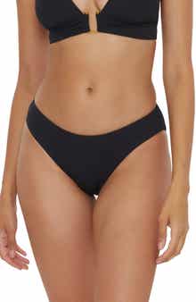 Becca Modern Edge Ribbed Hipster Bikini Bottoms