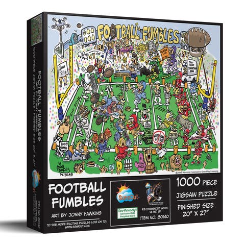 Football Fumbles 1000 piece Jigsaw Puzzle for Adults
