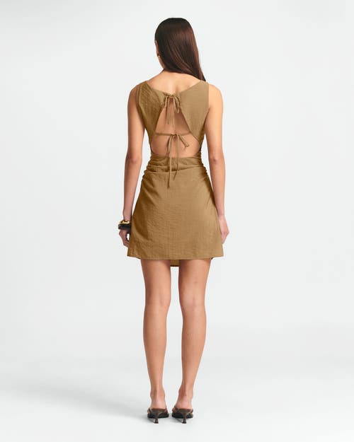 St Mrlo Sara Mini Dress In Brown