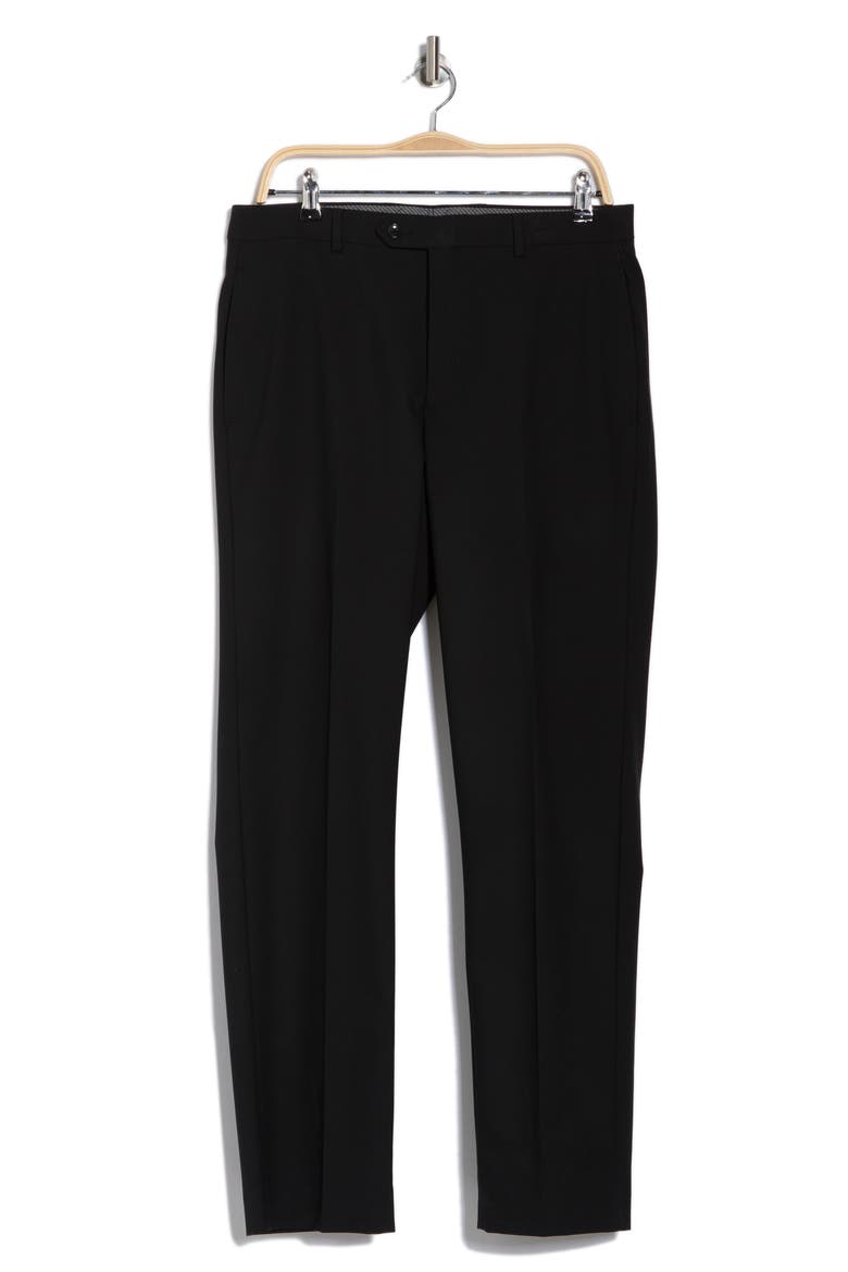 Regular Fit Trousers, Alternate, color, BLACK