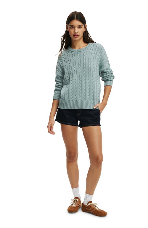 Cotton On Cotton Crew Neck Sweater In Blue