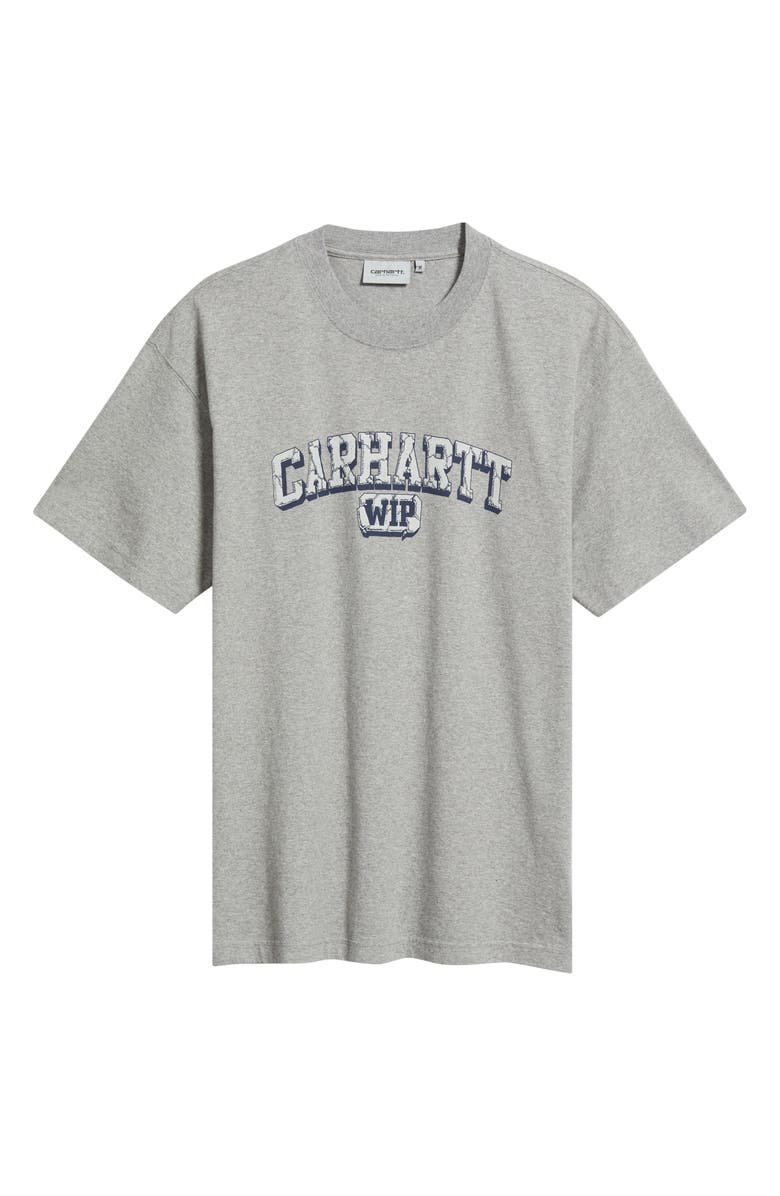 Carhartt Work In Progress Heavy Duty Organic Cotton Graphic T-Shirt, Main, color, Grey Heather