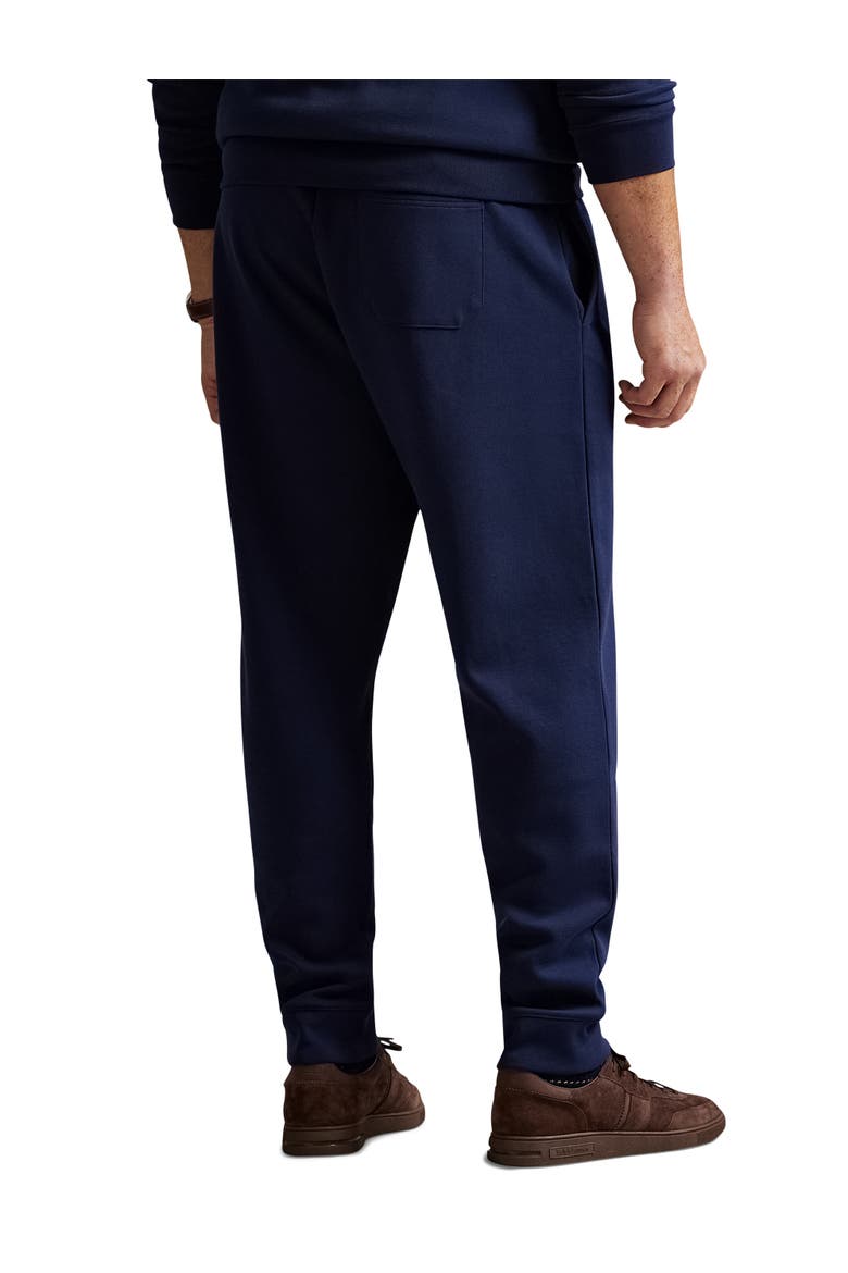 Big & Tall Double-Knit Jogger Pants, Alternate, color, CRUISE NAVY