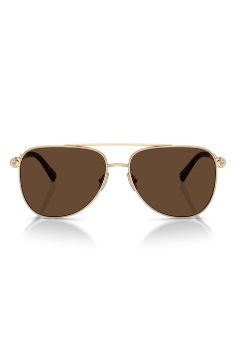 59mm Pilot Sunglasses