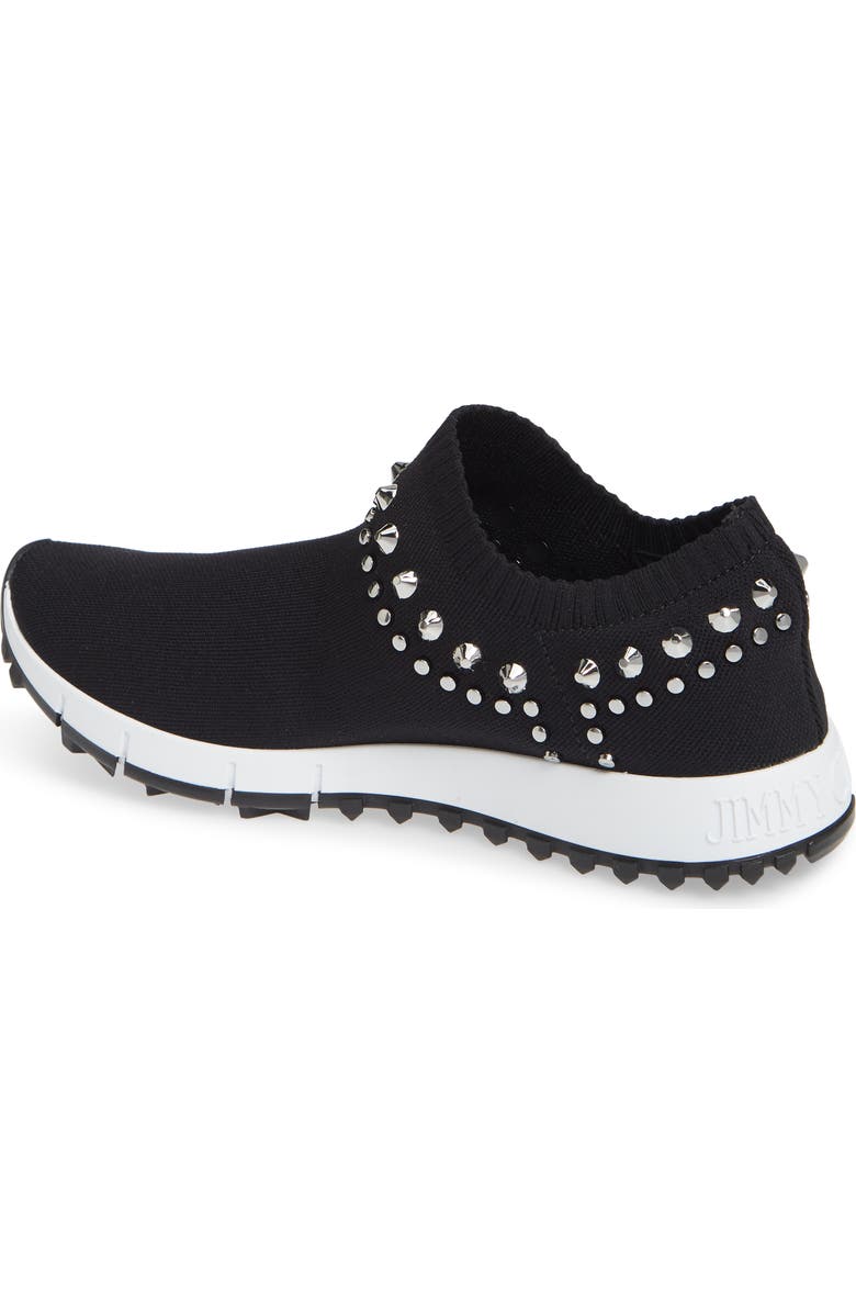 Jimmy Choo Verona Studded Knit Sneaker, Alternate, color,