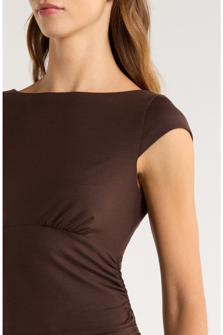 Madelyn Stretch Knit Top, Alternate, color, MOLE