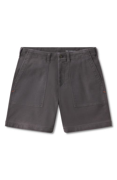The Normal Brand Comfort Terry Utility Shorts In Black