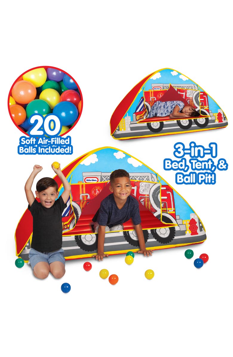 LITTLE TIKES Fire Truck 3 In 1 Bed, Tent, & Ball Pit, Alternate, color, Multicolored