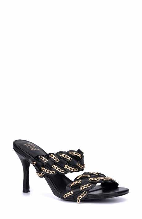 NEW YORK AND COMPANY Courtney Chain Sandal