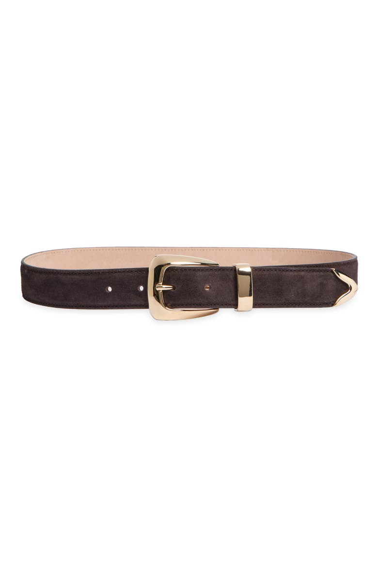 Benny Suede Belt, Main, color, COFFEE 899