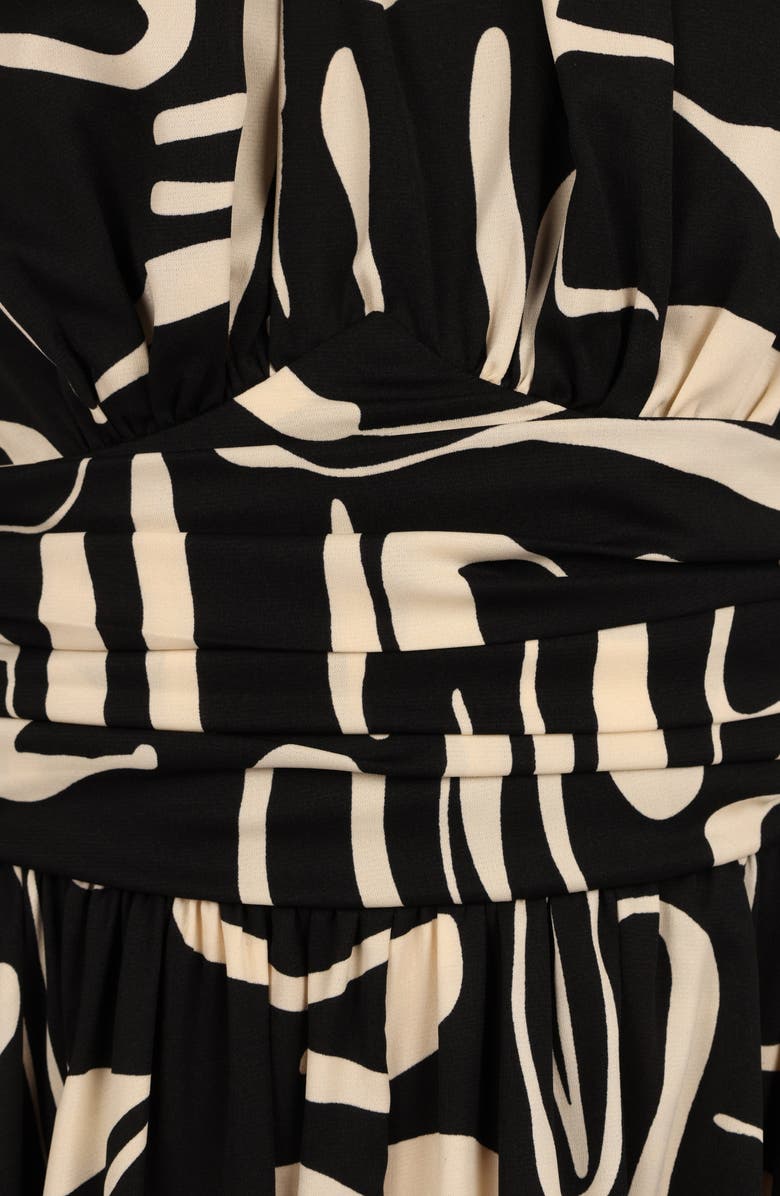 Petal & Pup Jennifer Halter Maxi Dress, Alternate, color, 